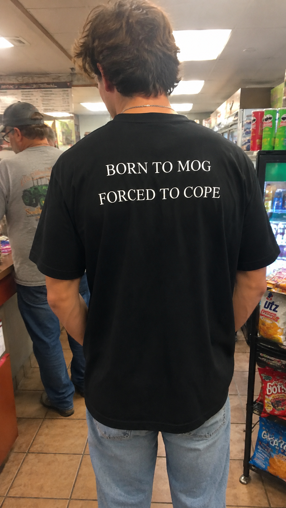 BORN TO MOG T-SHIRT BLACK