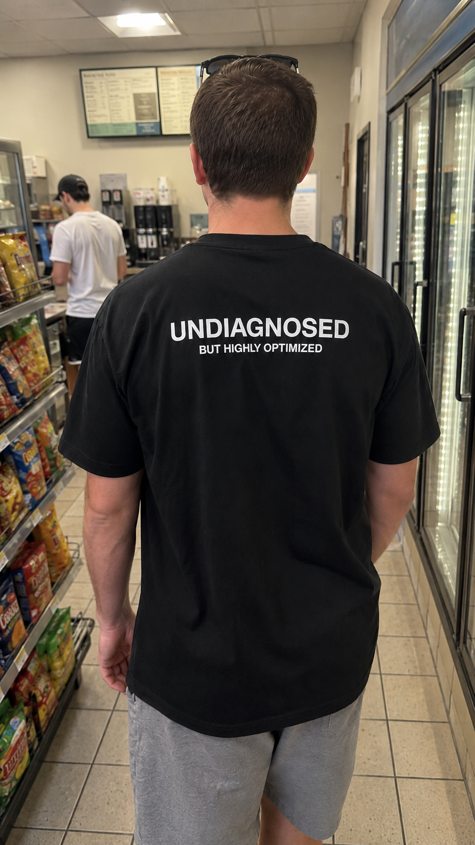 UNDIAGNOSED BUT HIGHLY OPTIMIZED T-SHIRT BLACK